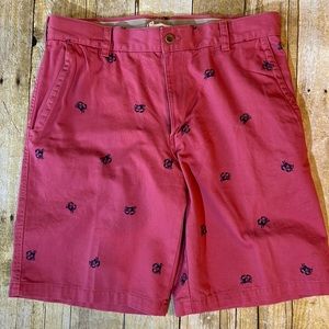 NWOT Men's IZOD Saltwater Crab Shorts Size 34 Inseam 10.5"